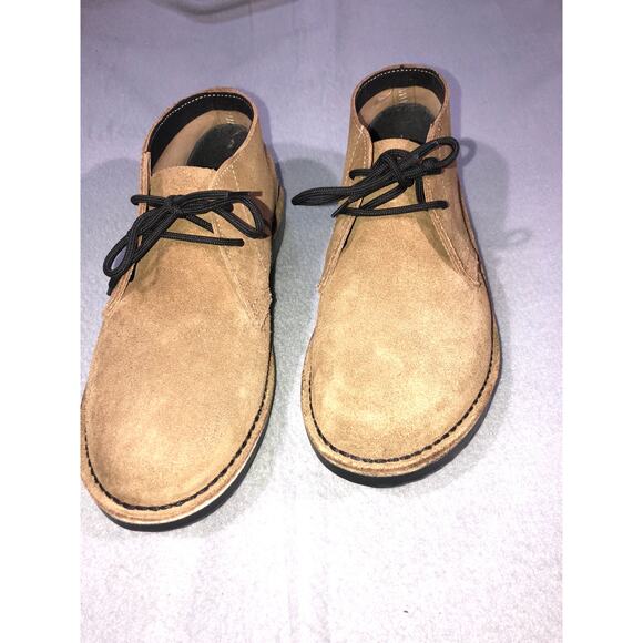 Veldskoen Tan Suede Desert Boots Chukka Mens 9 EU 42 Leather Lace Up Shoes nwot - Picture 2 of 6